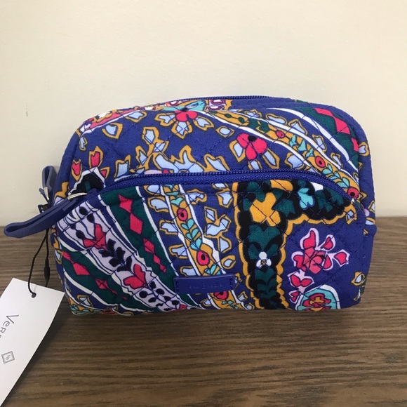 Vera Bradley Mini Cosmetics Bag Romantic Paisley - Picture 1 of 8